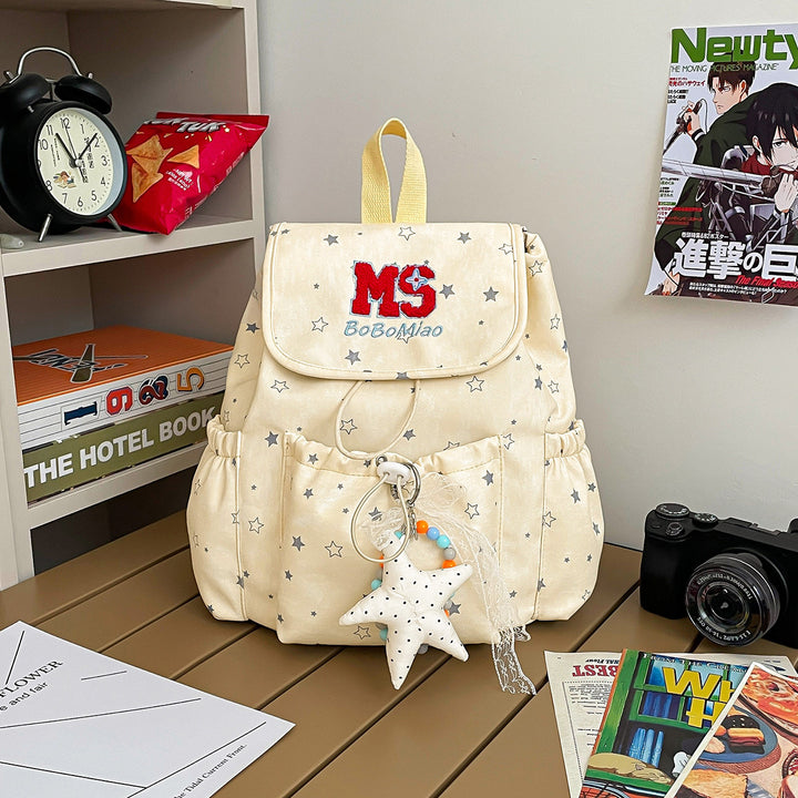 Stylish Star-Embellished Backpack Kalsten 1791205507