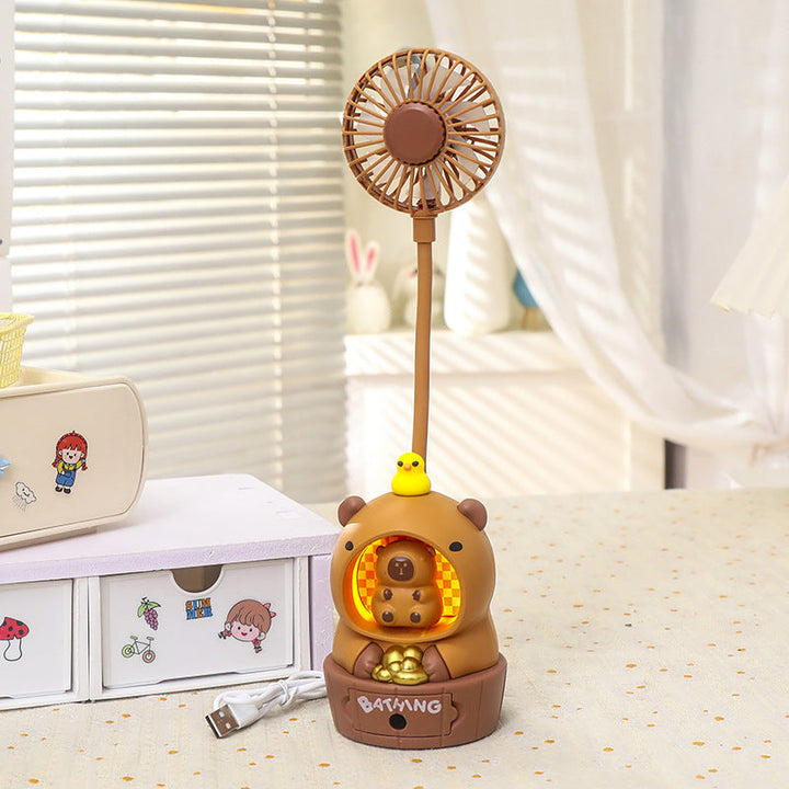 Women's Portable Mini Fan in Cute Bear Design Kalsten