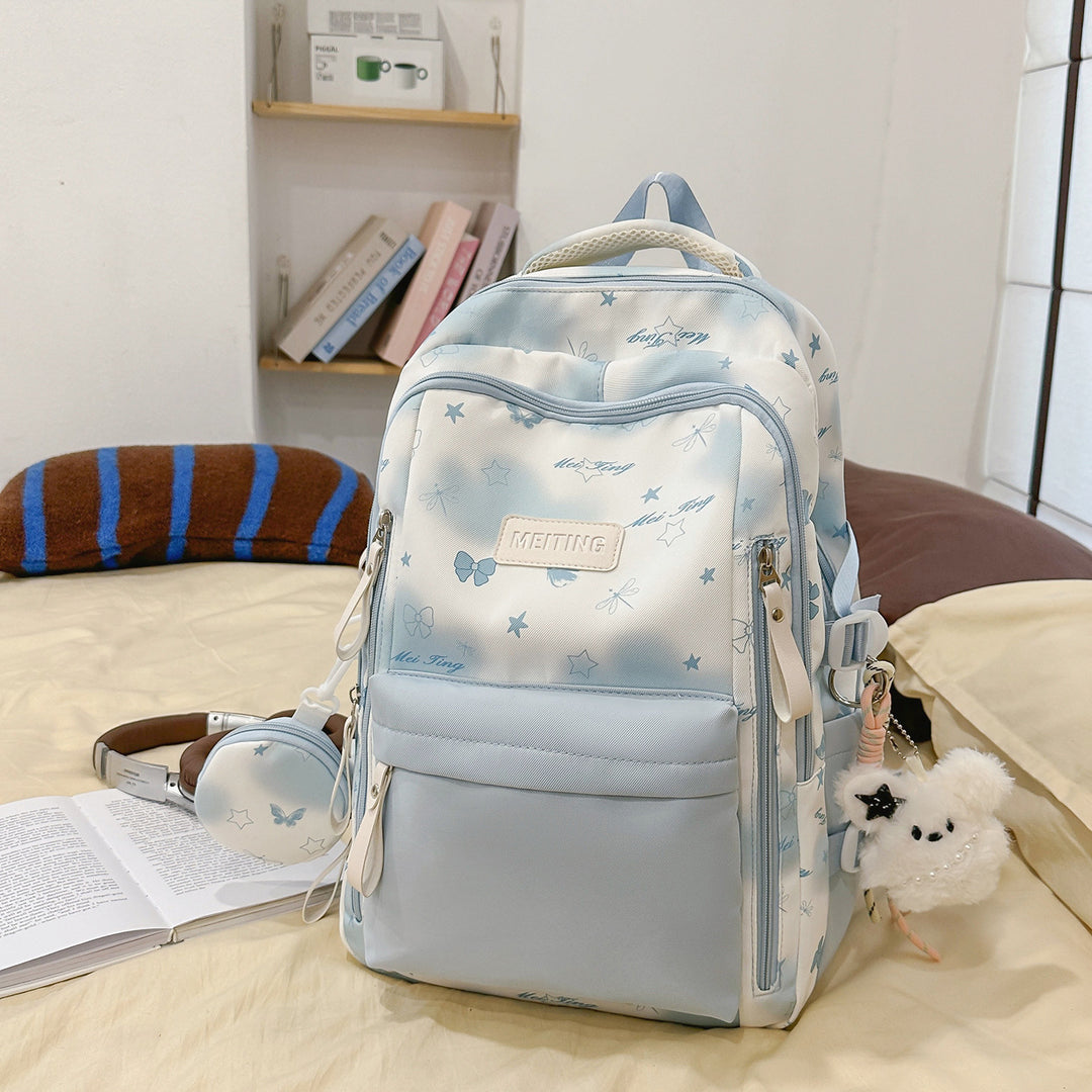 Trendy Patterned Backpack Kalsten