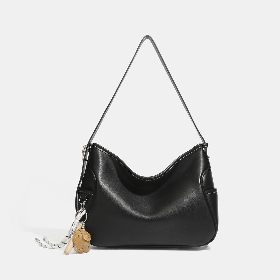 Elegant Curved Hobo Handbag