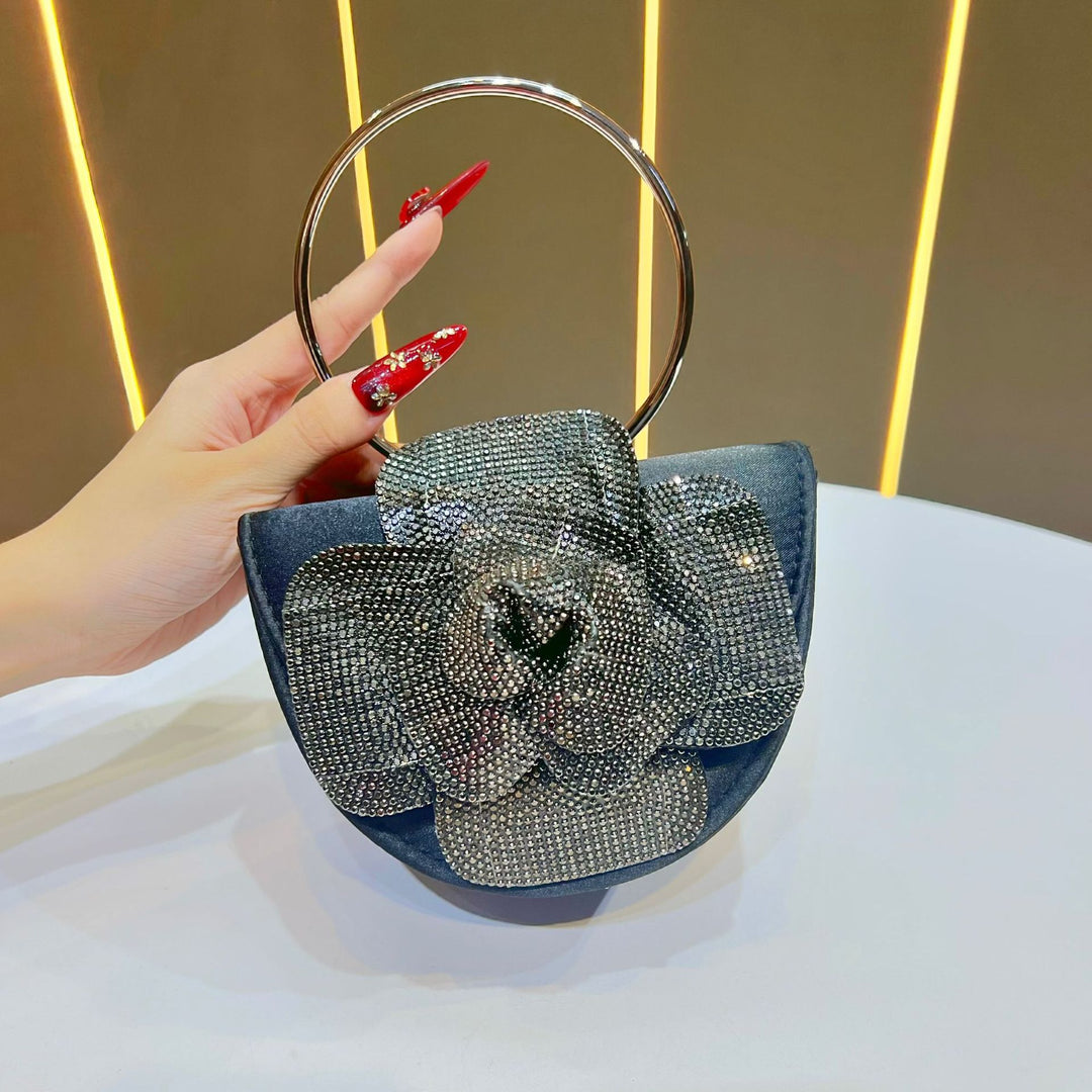 Floral Embellished Evening Handbag
