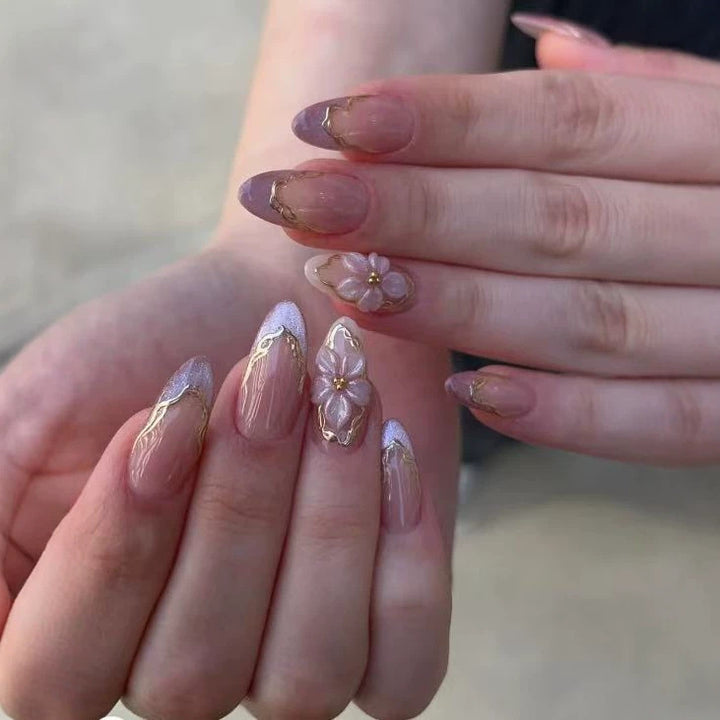 Decorative Acrylic Press-On Nails