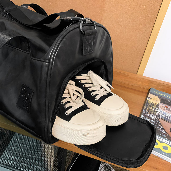 Premium Leather Travel Duffle Kalsten