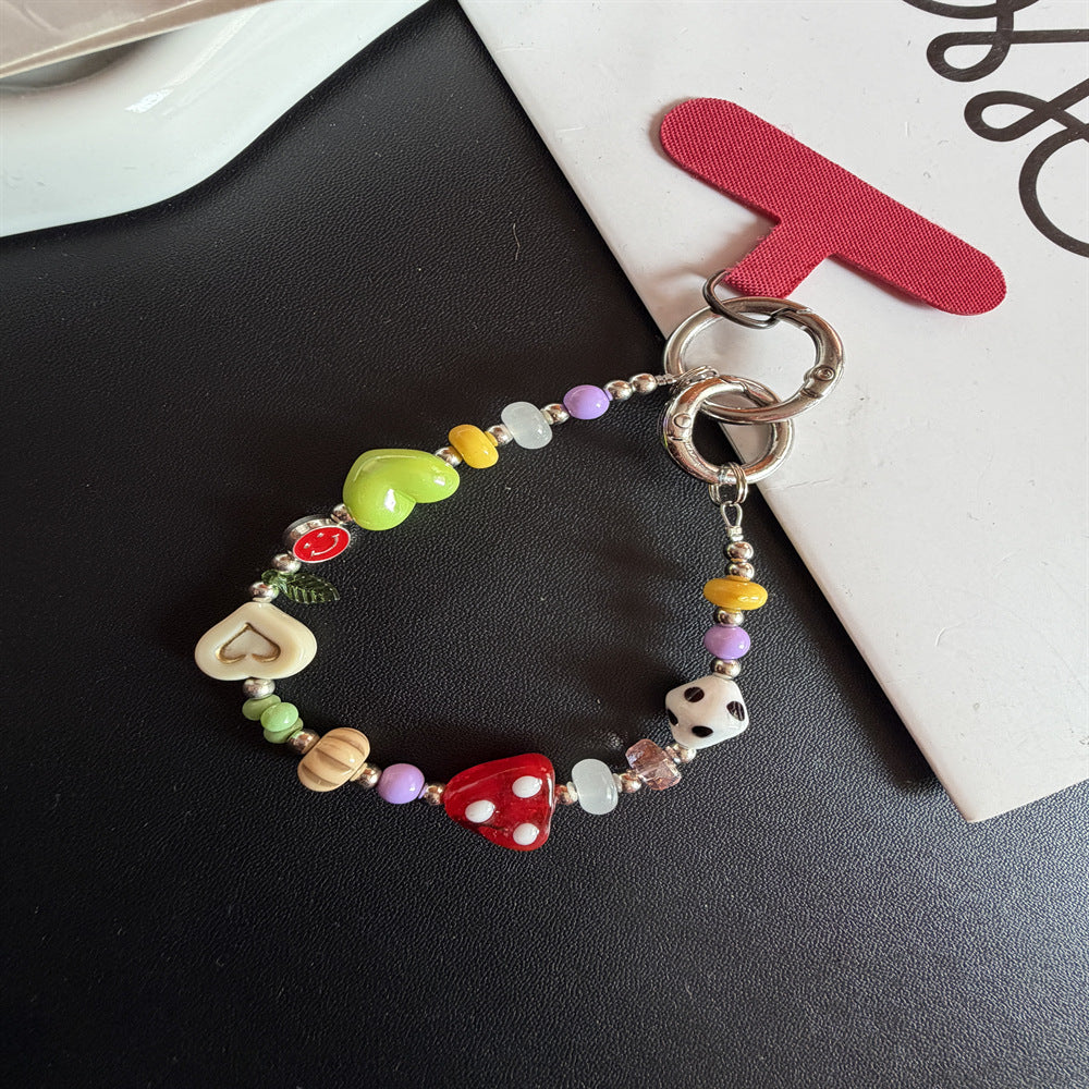 Colorful Beaded Charm Keychain Kalsten 1790135409