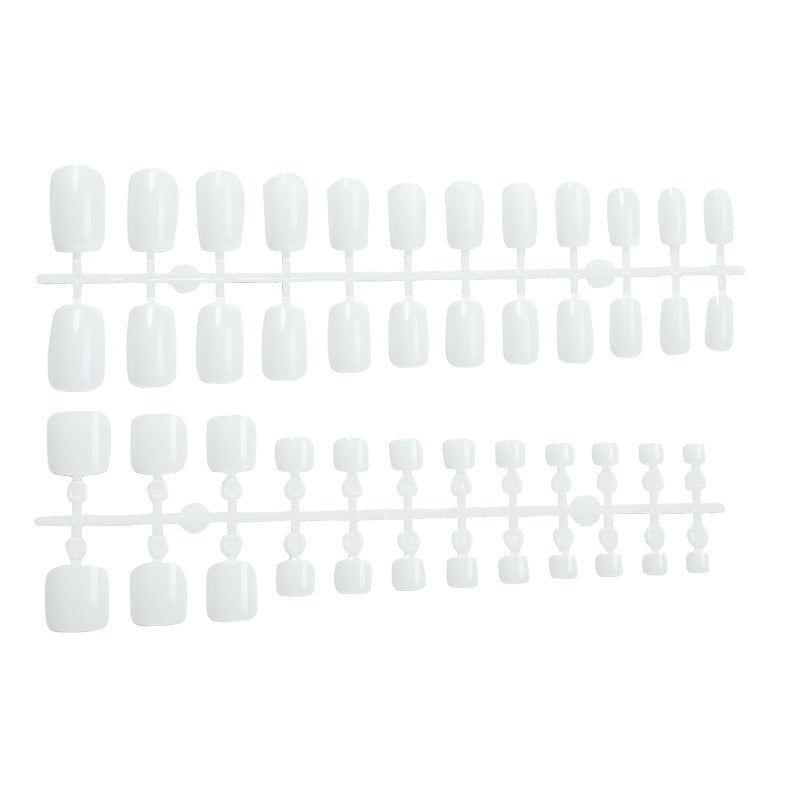 Premium Gel Press-On Nail Set with Elegant French Tip Design Kalsten