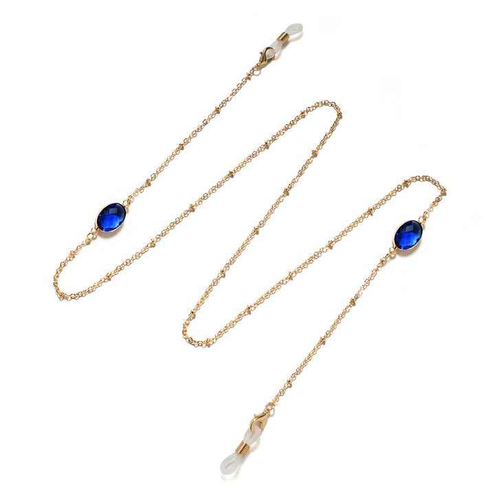 Elegant Gemstone-Embellished Eyewear Holder kalsten