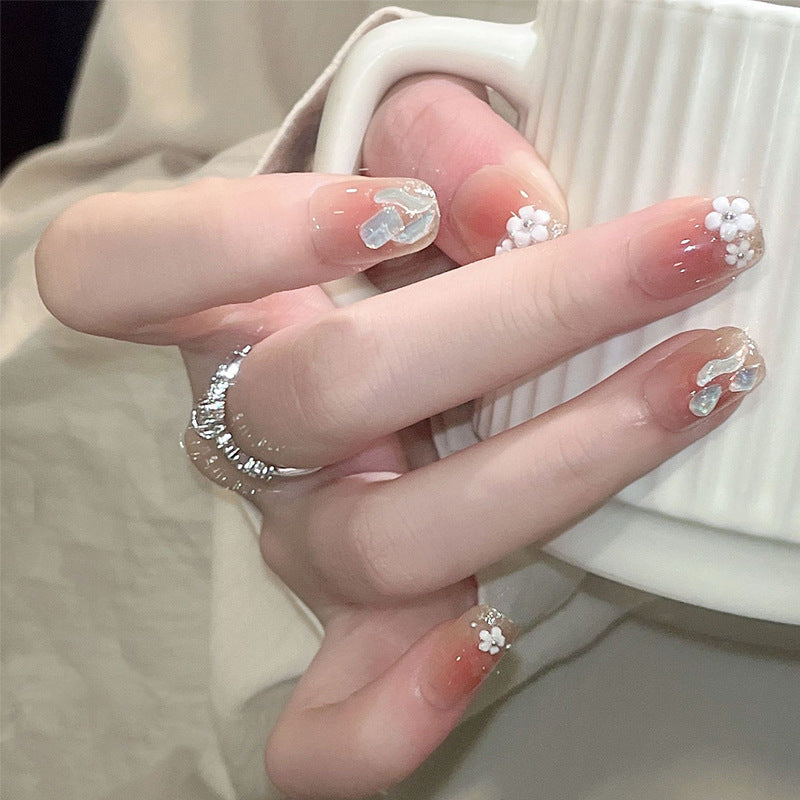 Natural Almond-Shaped Press-On Nails Kalsten