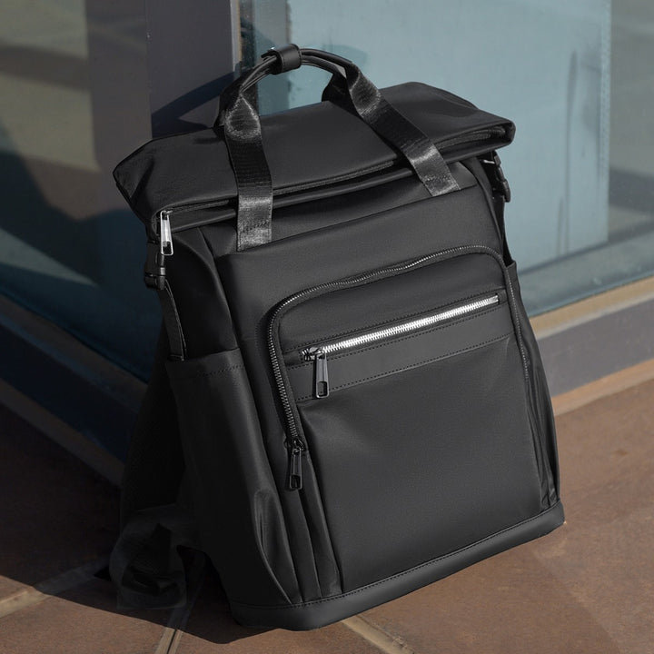 High-Capacity Waterproof Roll-Top Backpack Kalsten