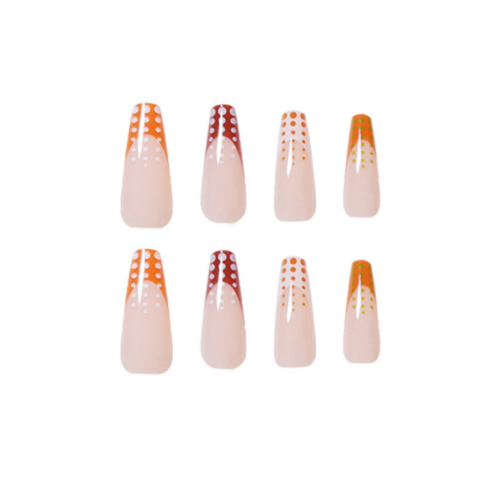 Artful Nail Extensions with Innovative Dot Design Kalsten