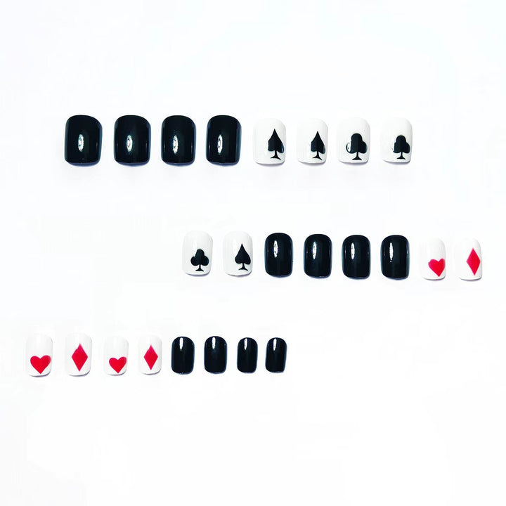Playing Card-Themed Nail Art Kalsten