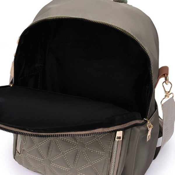 Women's Quilted Multi-Pocket Backpack Kalsten