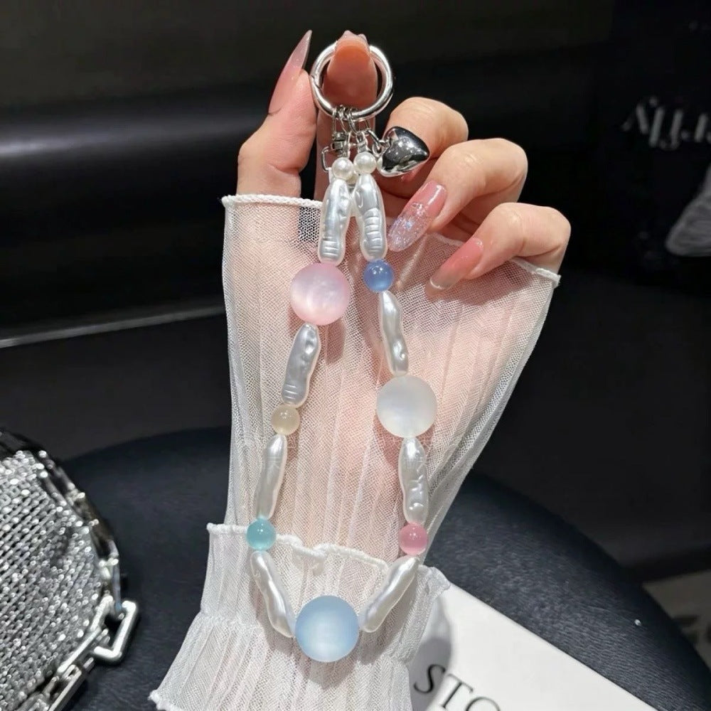 Elegant Beaded Charm Keychain Kalsten 1790134705