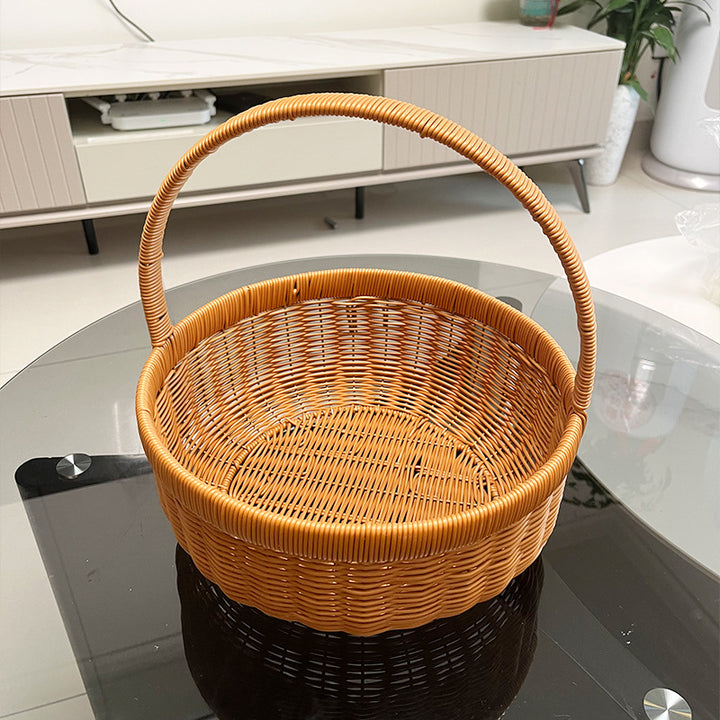 Handwoven Natural Decorative Basket Kalsten