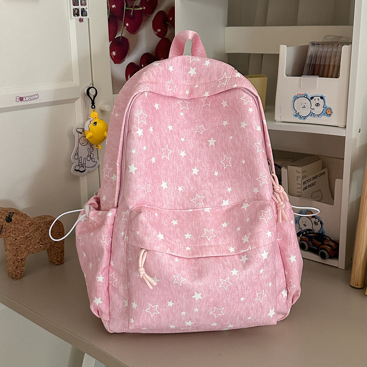 Stylish Star-Embellished Backpack Kalsten