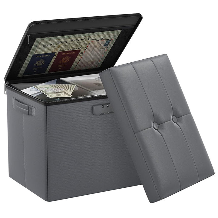 Multi-Functional Storage Ottoman with Hidden Compartment Kalsten