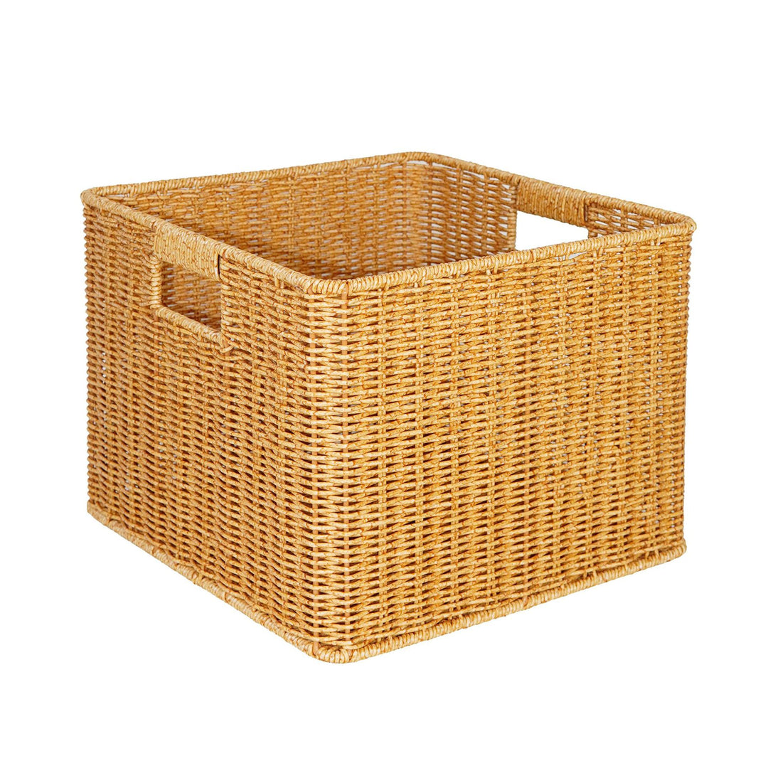Handcrafted Natural Wicker Storage Basket Kalsten
