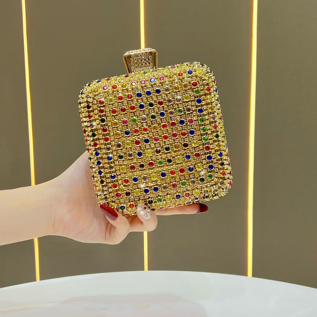 Glamorous Rhinestone-Embellished Clutch