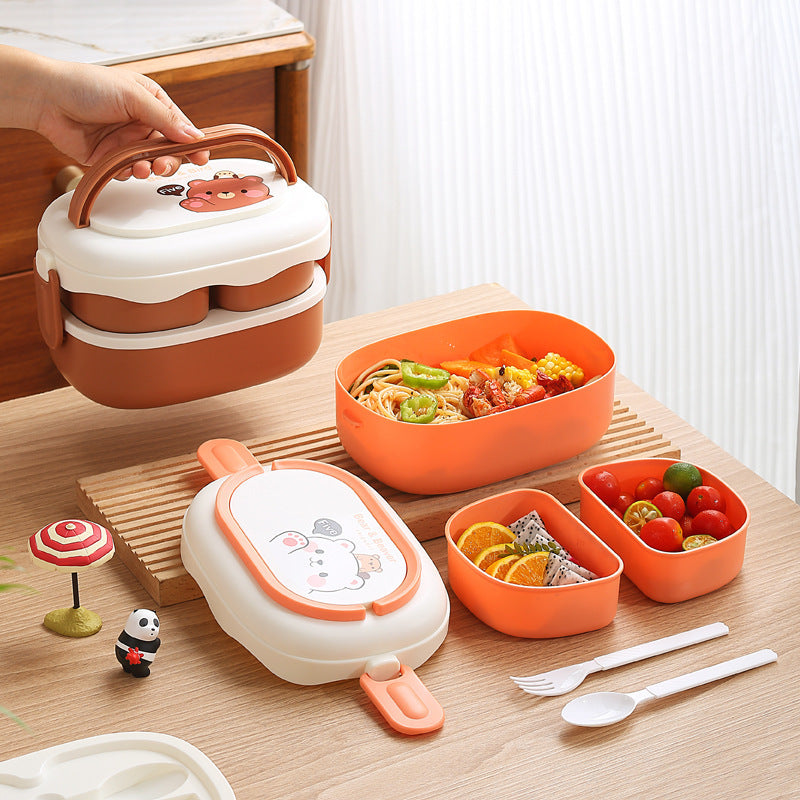 Fun-Themed Bear Bento Lunch Box