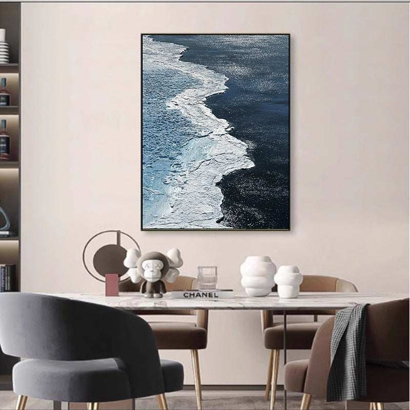 Modern Ocean Wave Canvas Art