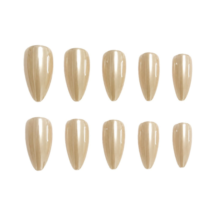 Glossy Stiletto Nail Enhancements