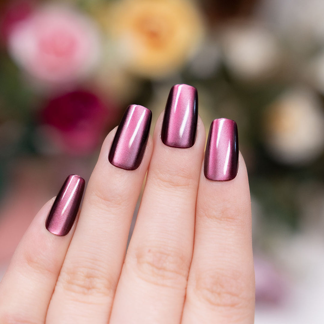 Glossy Press-On Nail Art  1791110921