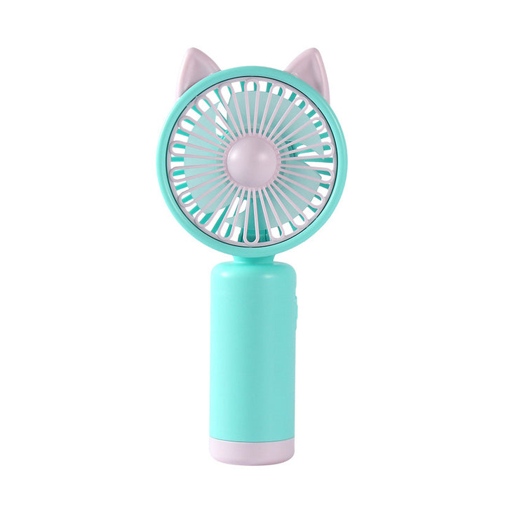 Women's portable hand fan with cute bunny ears design Kalsten