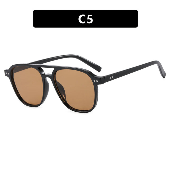 Women’s modern square sunglasses with robust design and UV protection Kalsten