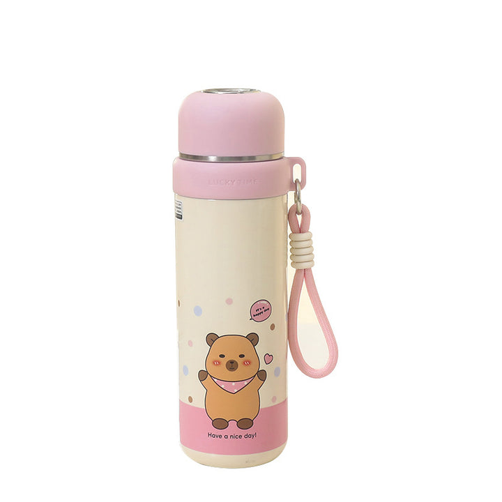 Women Insulated Drinking Bottle with Cute Bear Design Kalsten