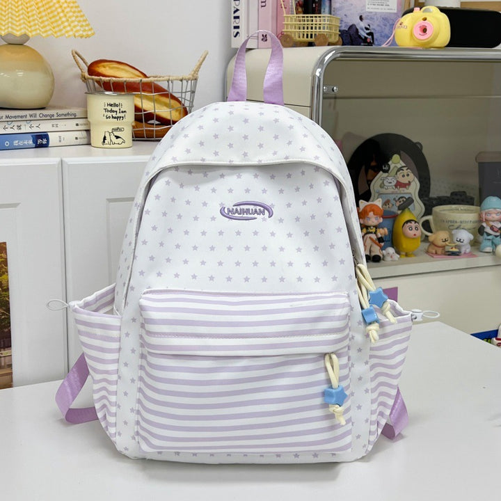Stylish Star-Patterned Casual Backpack Kalsten