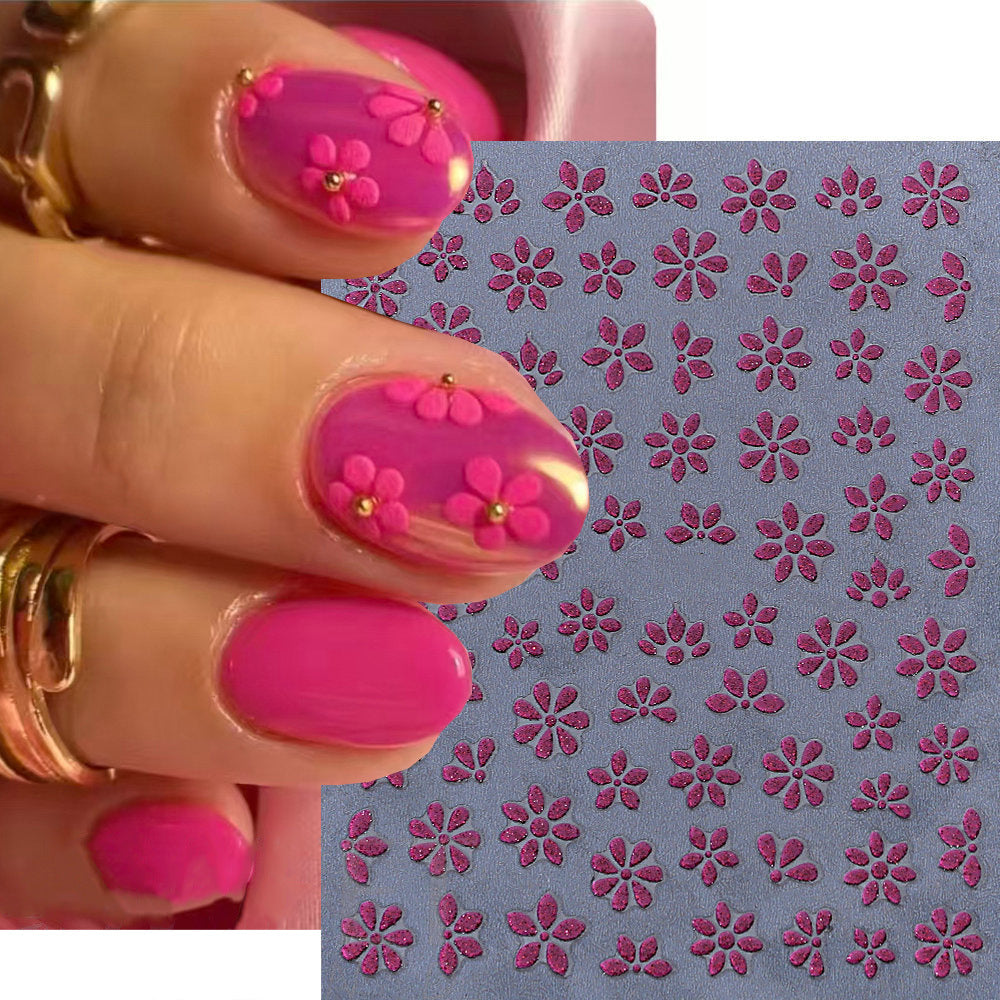 Floral Nail Art Sticker Sheet