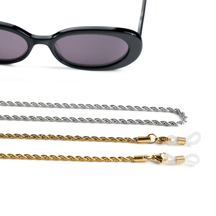 Twisted Metallic Eyewear Chain kalsten