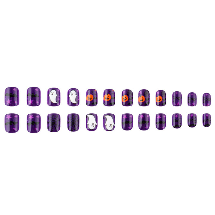 Halloween-Themed Press-On Nail Art Kalsten
