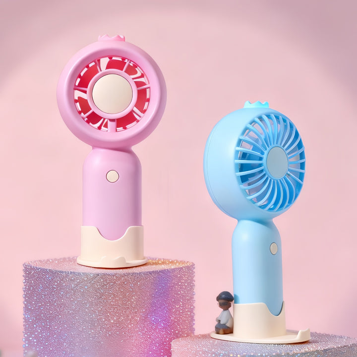 Portable Mini Fan with LED Lighting and USB Charging Function Kalsten