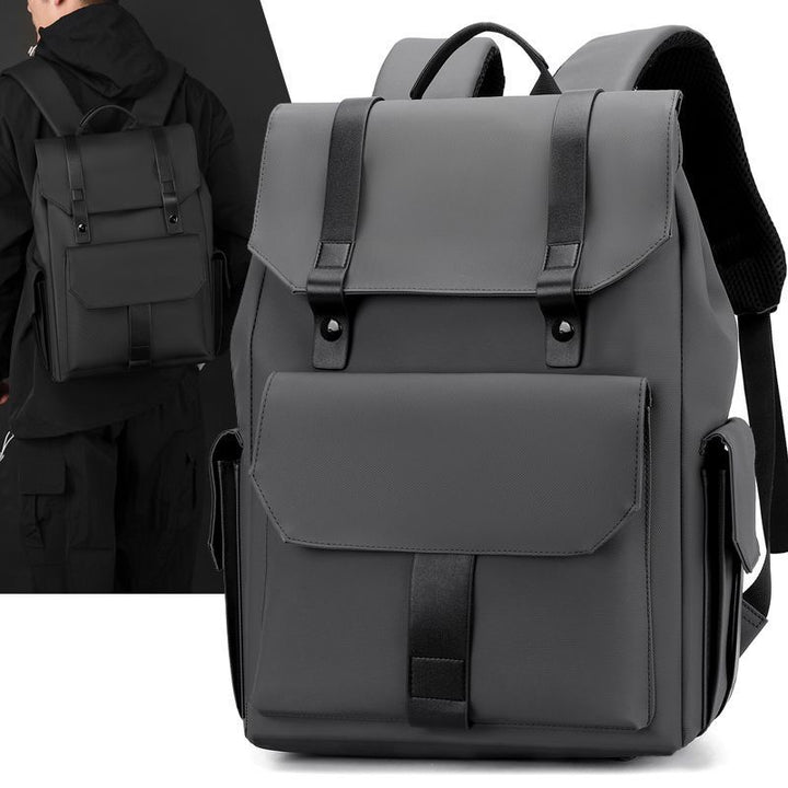 Elegant backpack with numerous compartments and reinforced back Kalsten