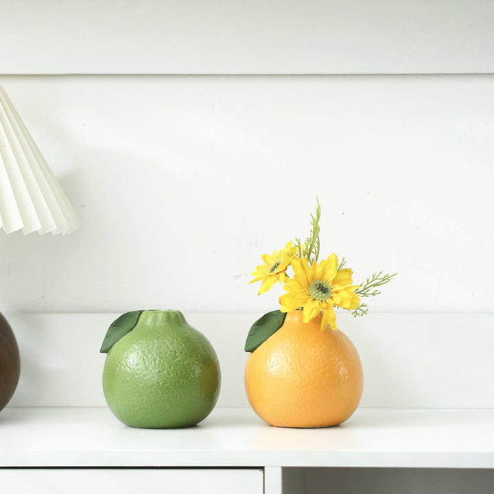 Whimsical Ceramic Fruit-Shaped Vase Kalsten