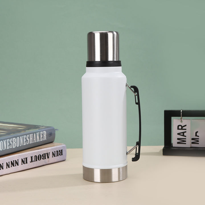 Unisex Insulated Stainless Steel Water Bottle with Carrying Handle Kalsten
