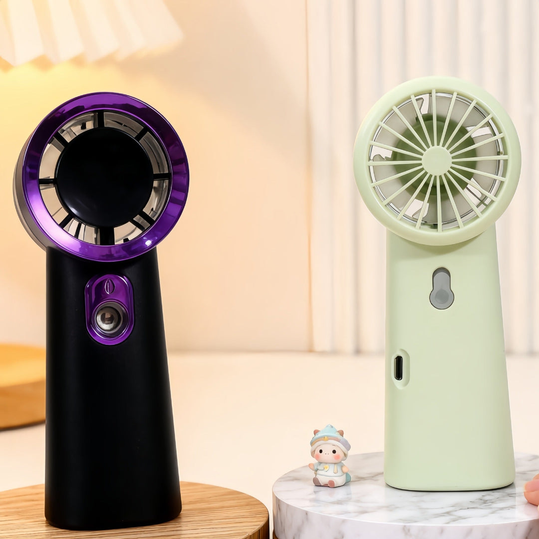 Women Portable Mini Fan with USB Charging Function and Innovative Spray Technology Kalsten