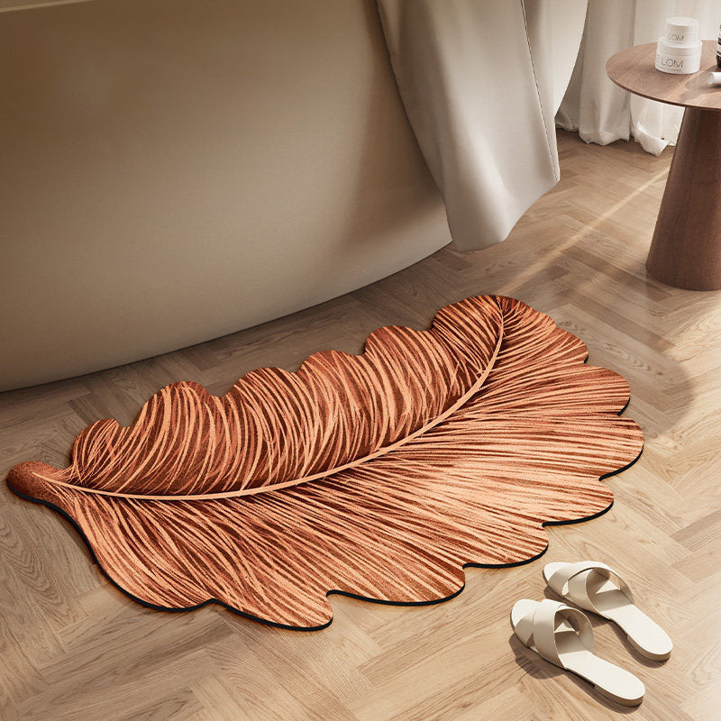 Leaf-Shaped Area Mat