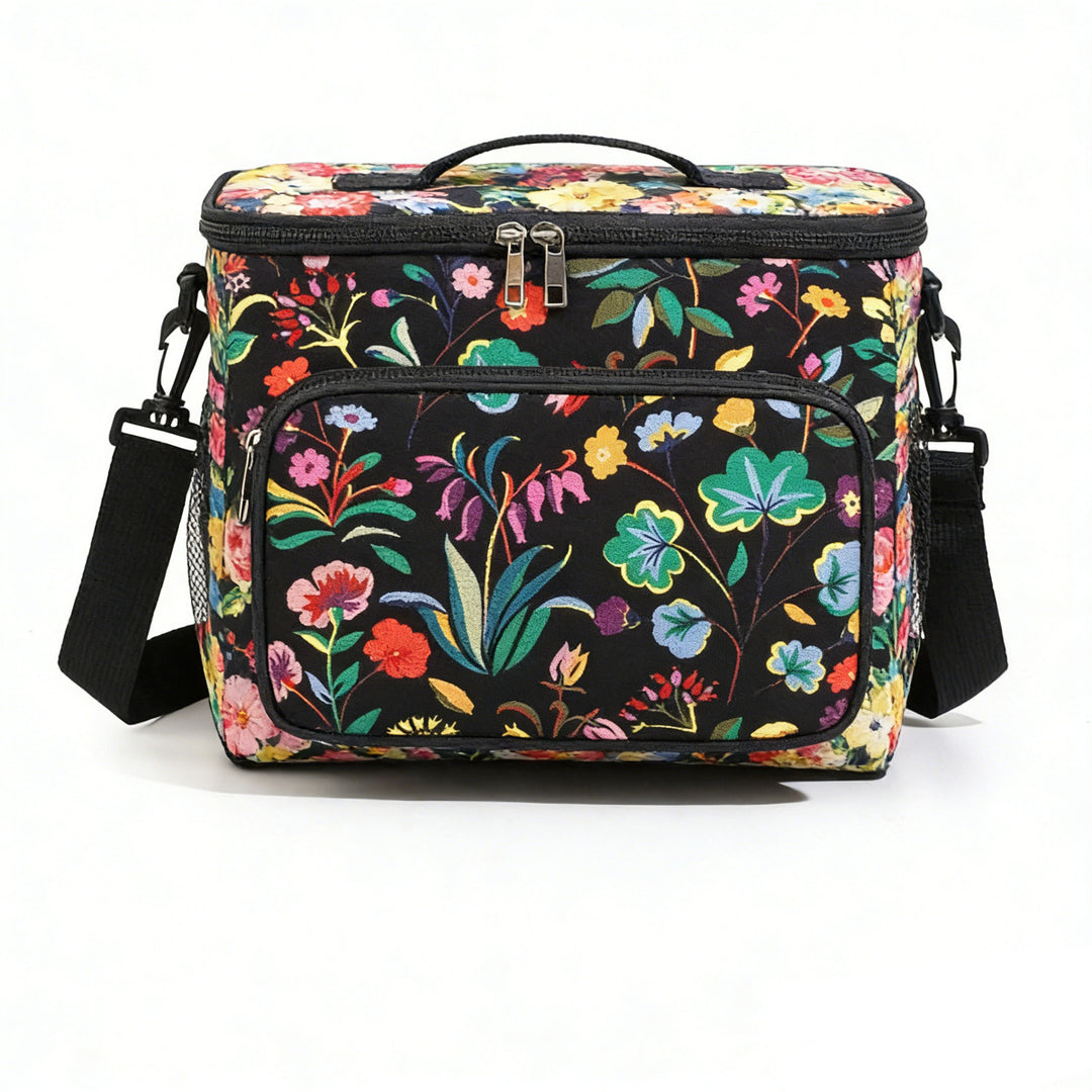Insulated Floral Lunch Carrier