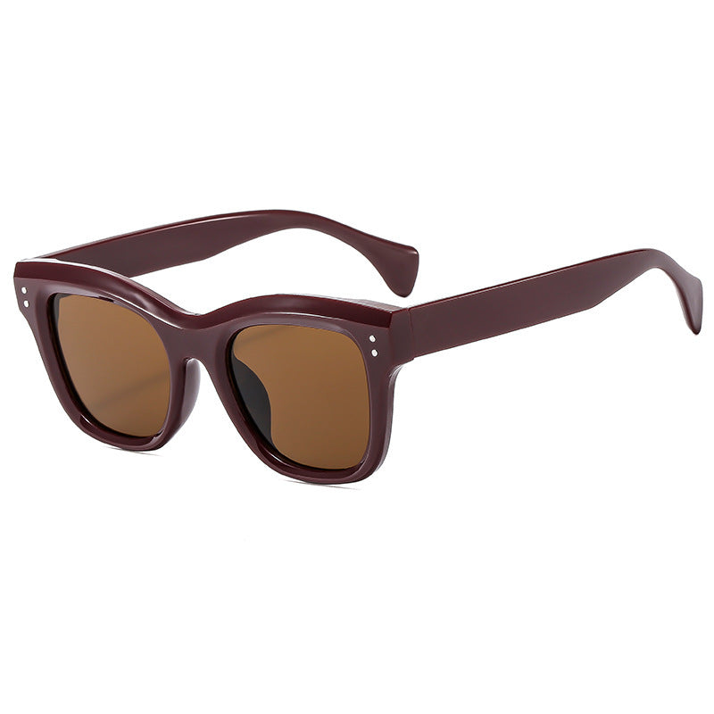 Women's oversized sunglasses with rounded square frame and UV protection Kalsten