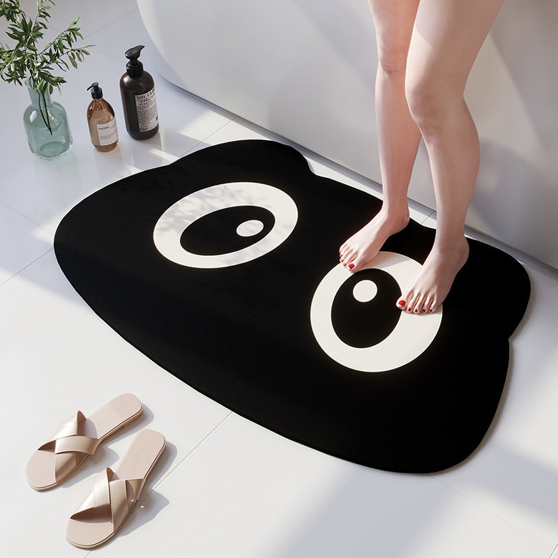 Playful Cat-Shaped Bath Mat