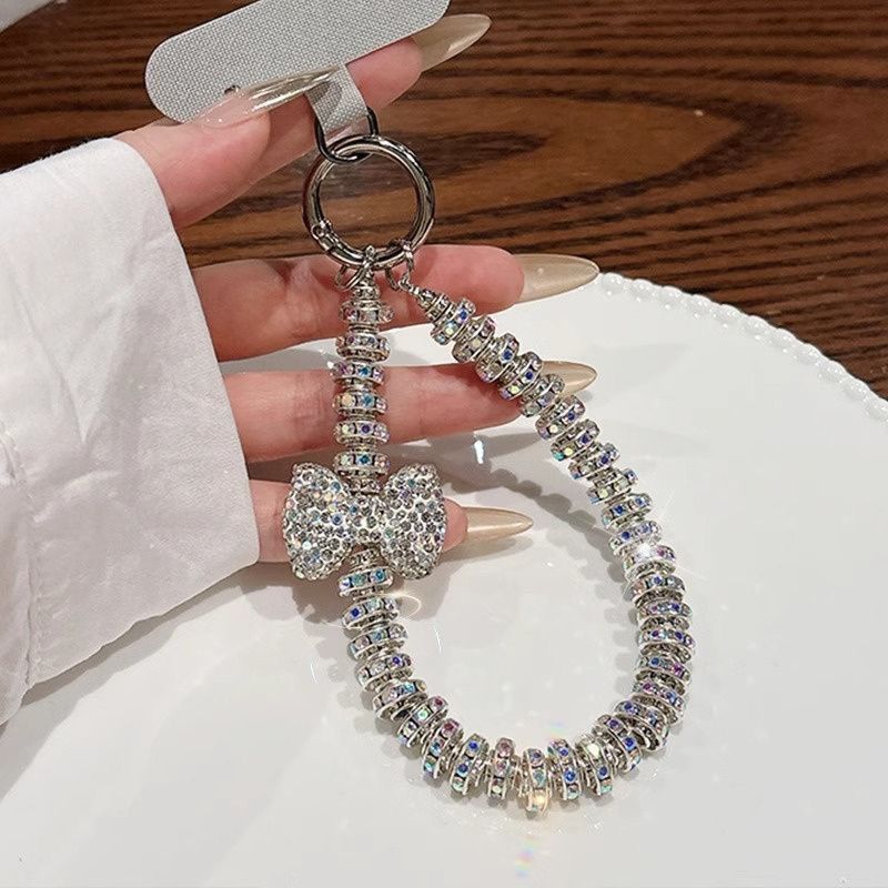 Sparkling Bow Charm Keychain Kalsten