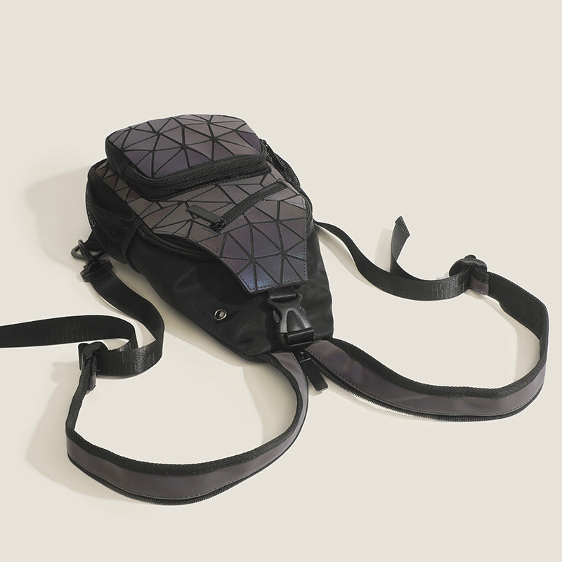 Geometric Patterned Sling Bag