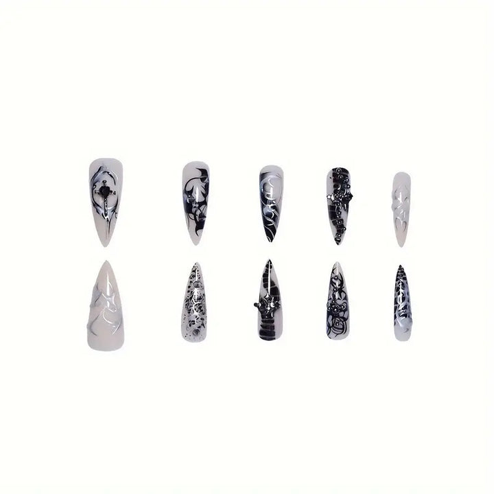 Artistic Stiletto Nail Enhancements Kalsten