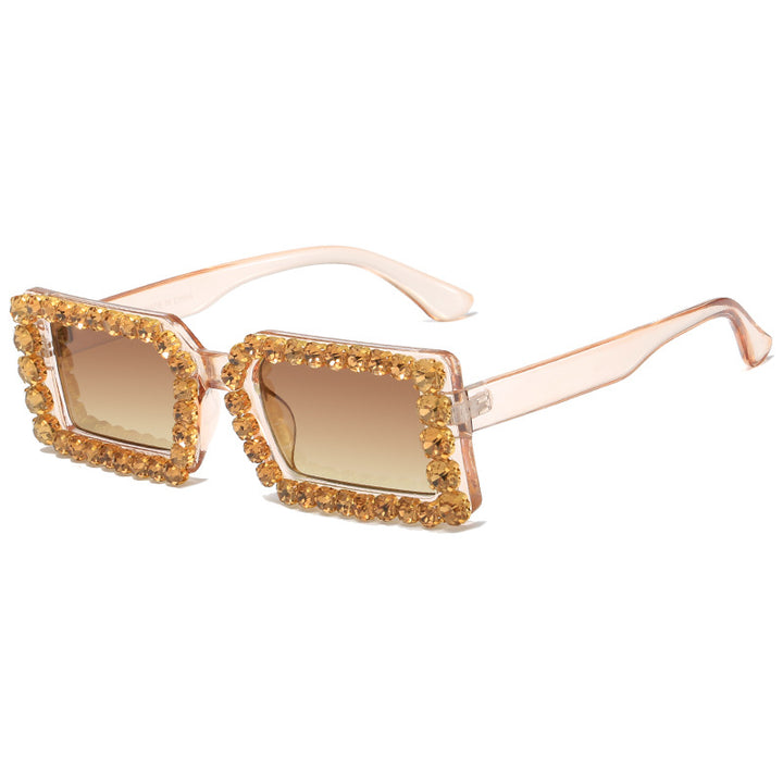 Women's fashionable sunglasses with glittering frame embellishment Kalsten