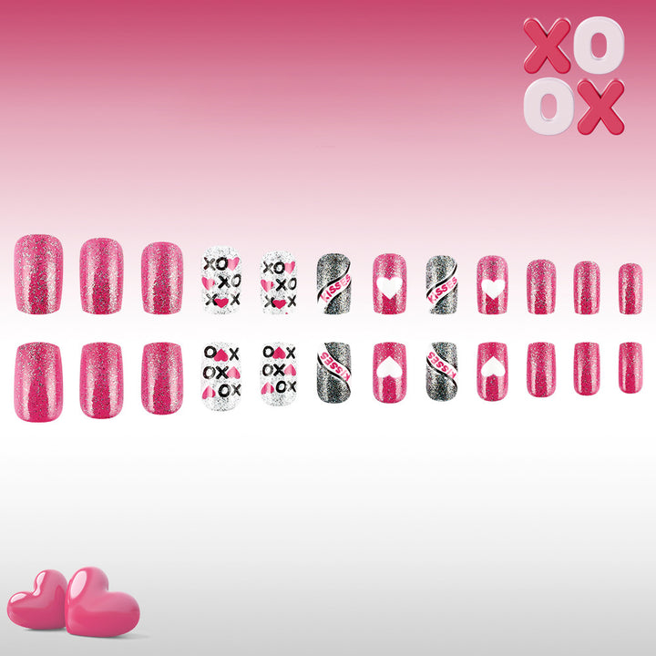 Artistic Valentine's Day Press-On Nails Kalsten