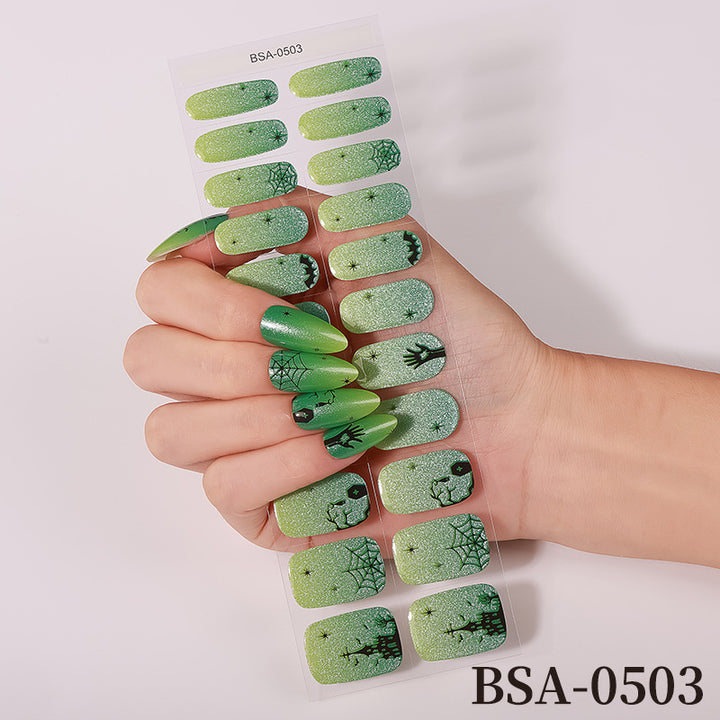 Artistic Floral Nail Wraps