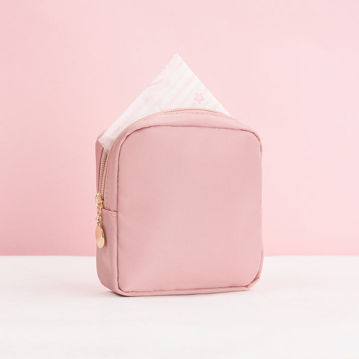 Cosmetic storage bag with fine stripe pattern Kalsten