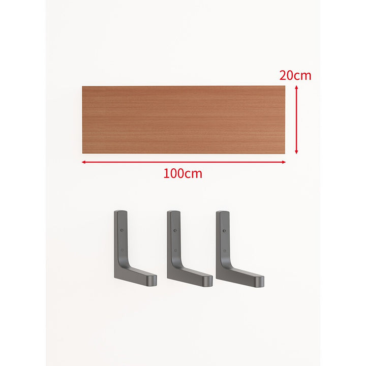 Long Narrow Floating Wall Shelf Kit with Concealed Heavy-Duty Brackets