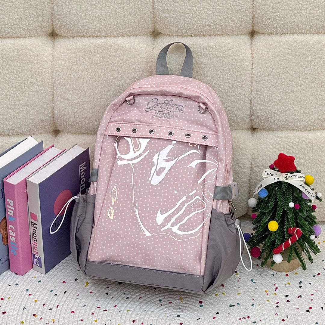Stylish Polka Dot Character Bag Kalsten